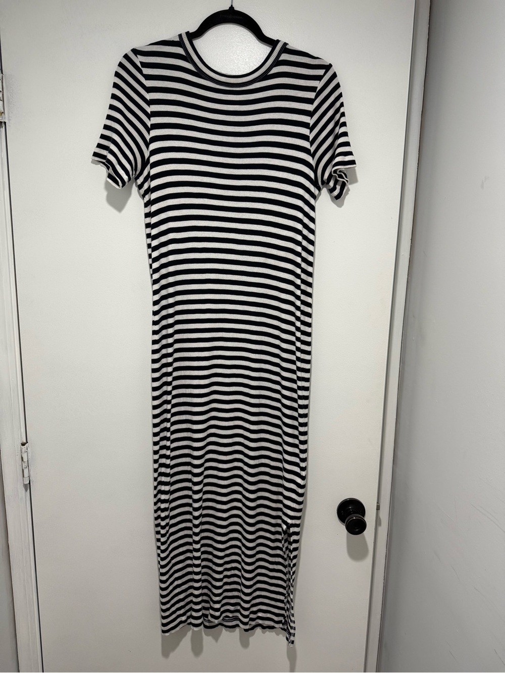 H&M Blue and White Stripped Dress